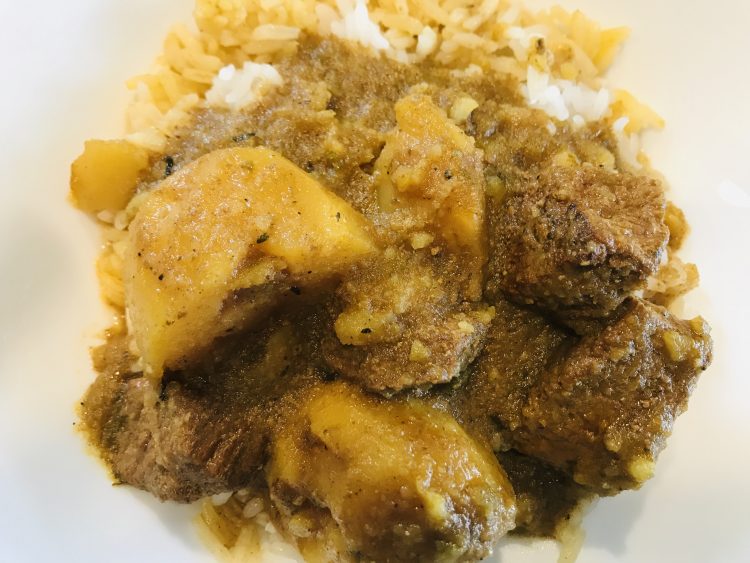 Instant Pot Guyanese Style Beef Curry If the Oven Mitt Fits
