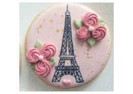How To Decorate Paris Themed Sugar Cookies!